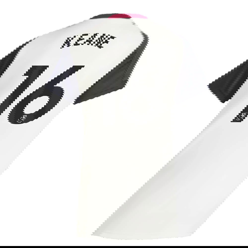 2025 Man Utd Training Jersey (Off White) - Womens (Keane 16)