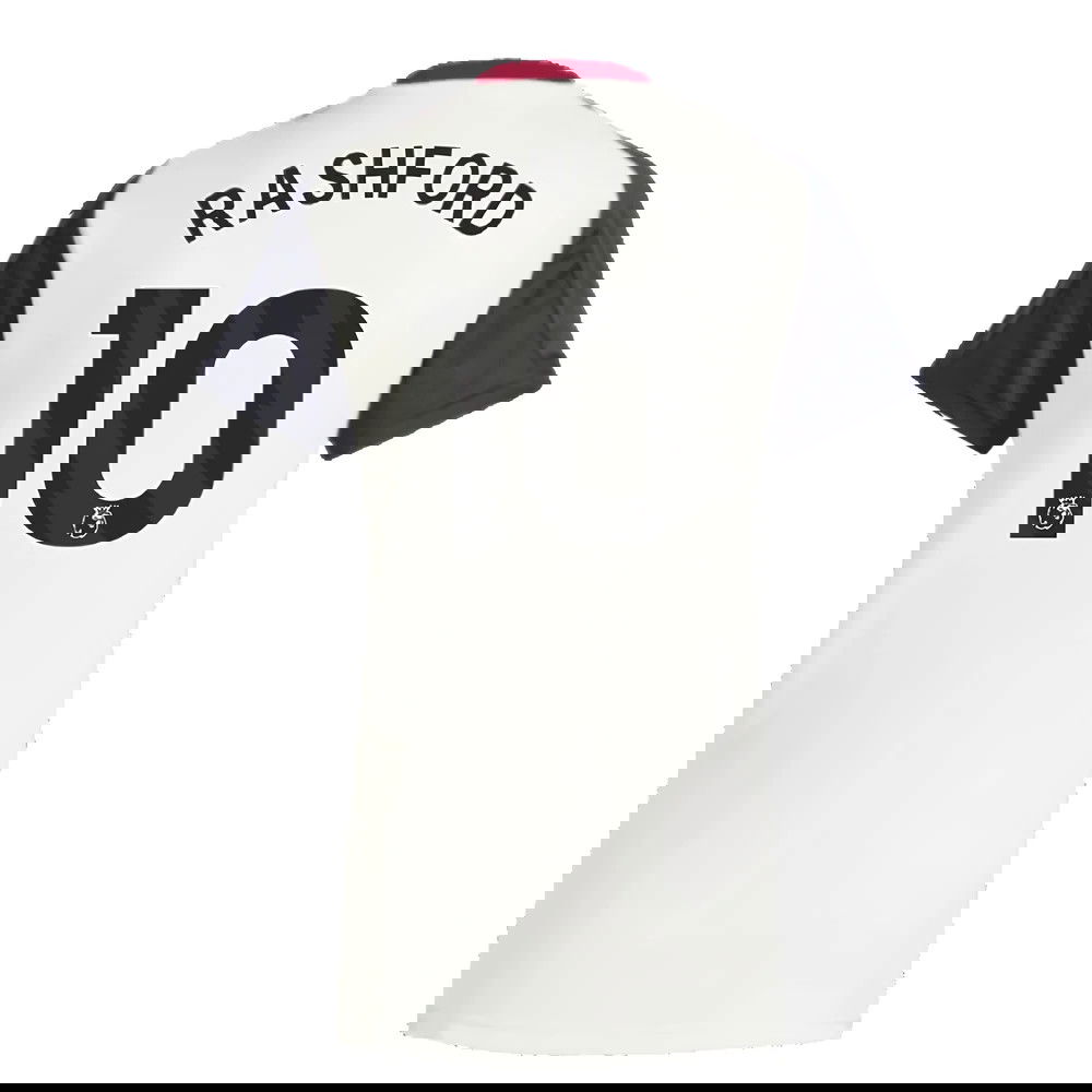 2025 Man Utd Training Jersey (Off White) - Womens (Rashford 10)