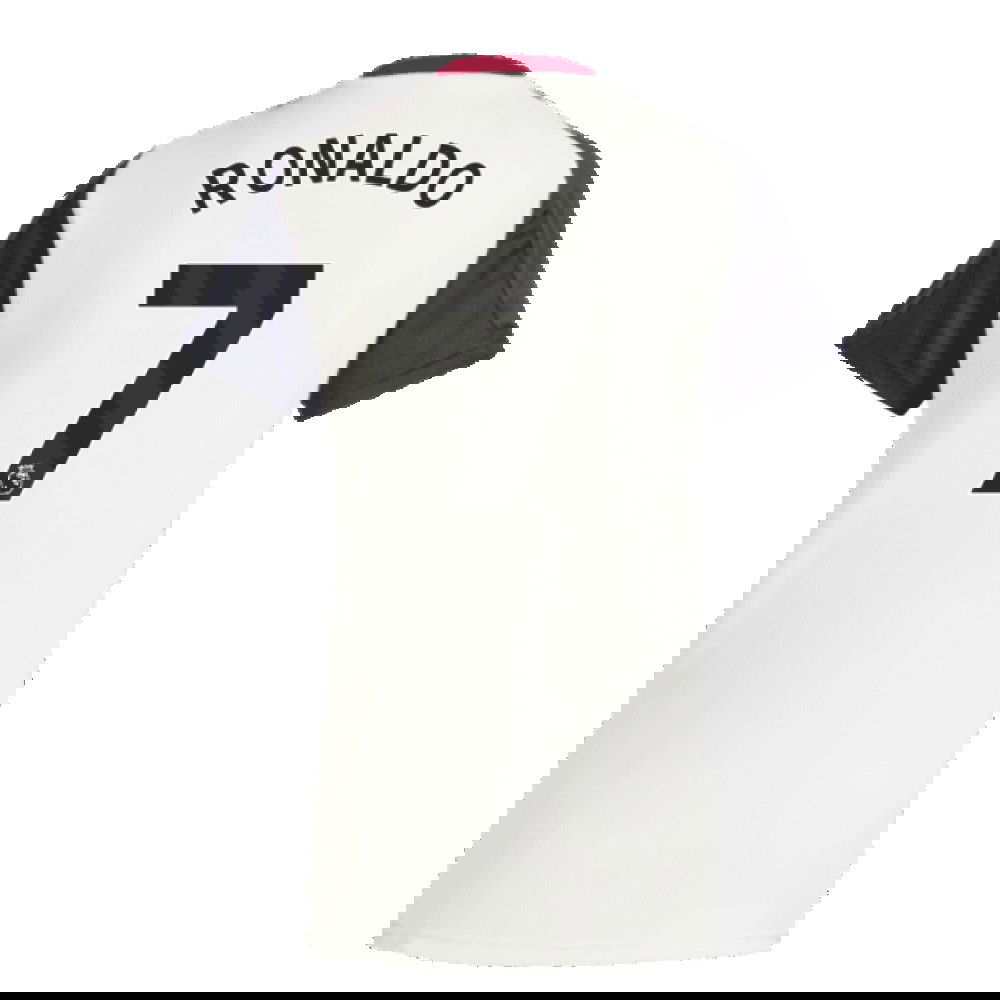 2025 Man Utd Training Jersey (Off White) - Womens (Ronaldo 7)