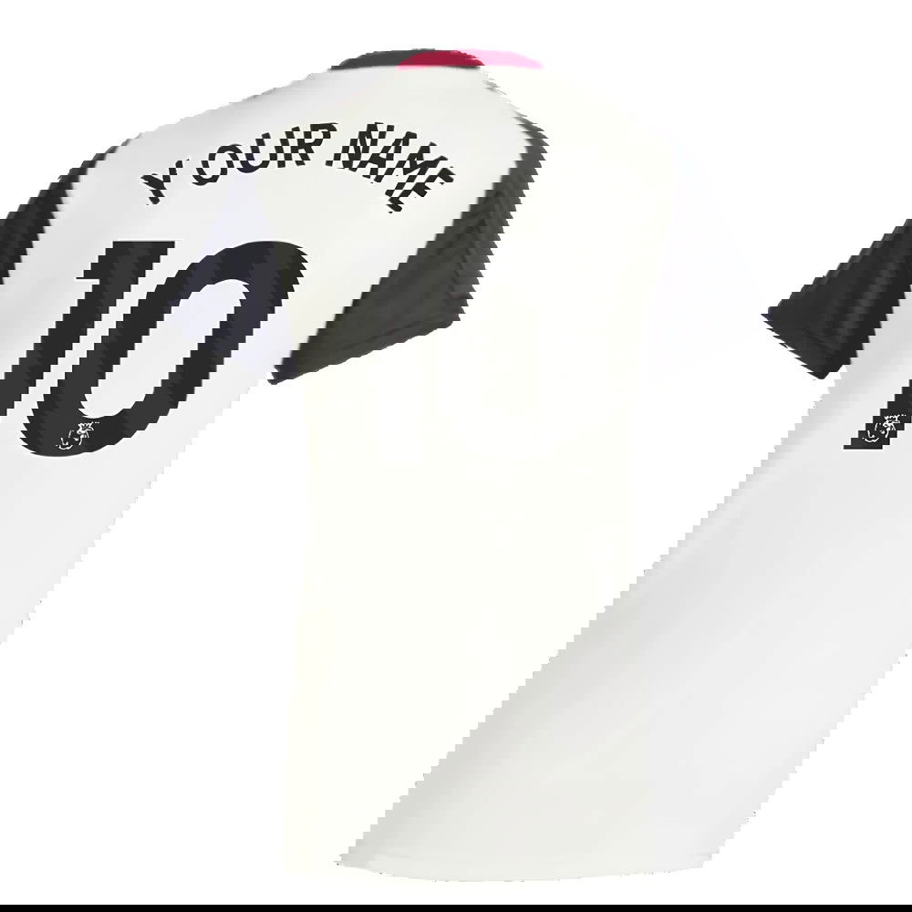 2025 Man Utd Training Jersey (Off White) - Womens (Your Name)