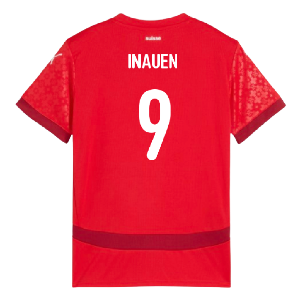2025 Switzerland EUR25 Home Shirt (Kids) (Inauen 9)