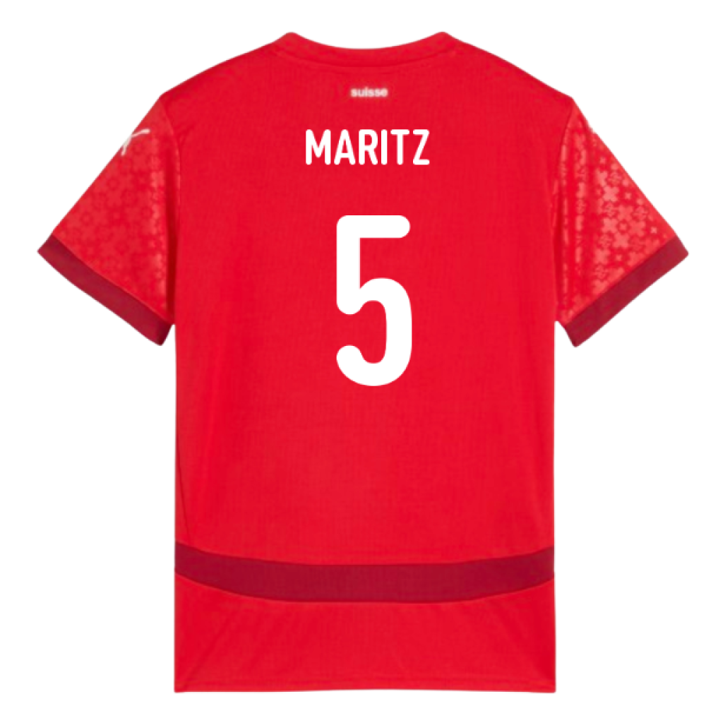 2025 Switzerland EUR25 Home Shirt (Kids) (Maritz 5)