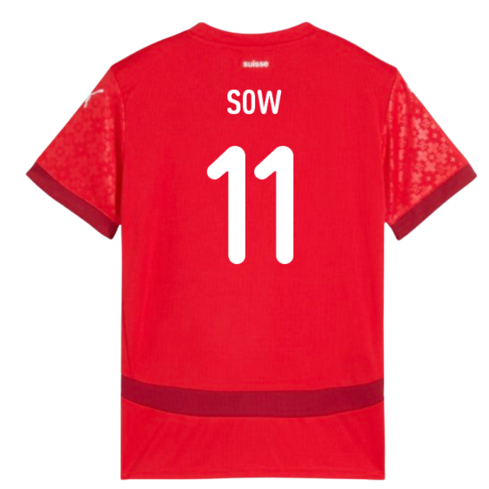 2025 Switzerland EUR25 Home Shirt (Kids) (Sow 11)
