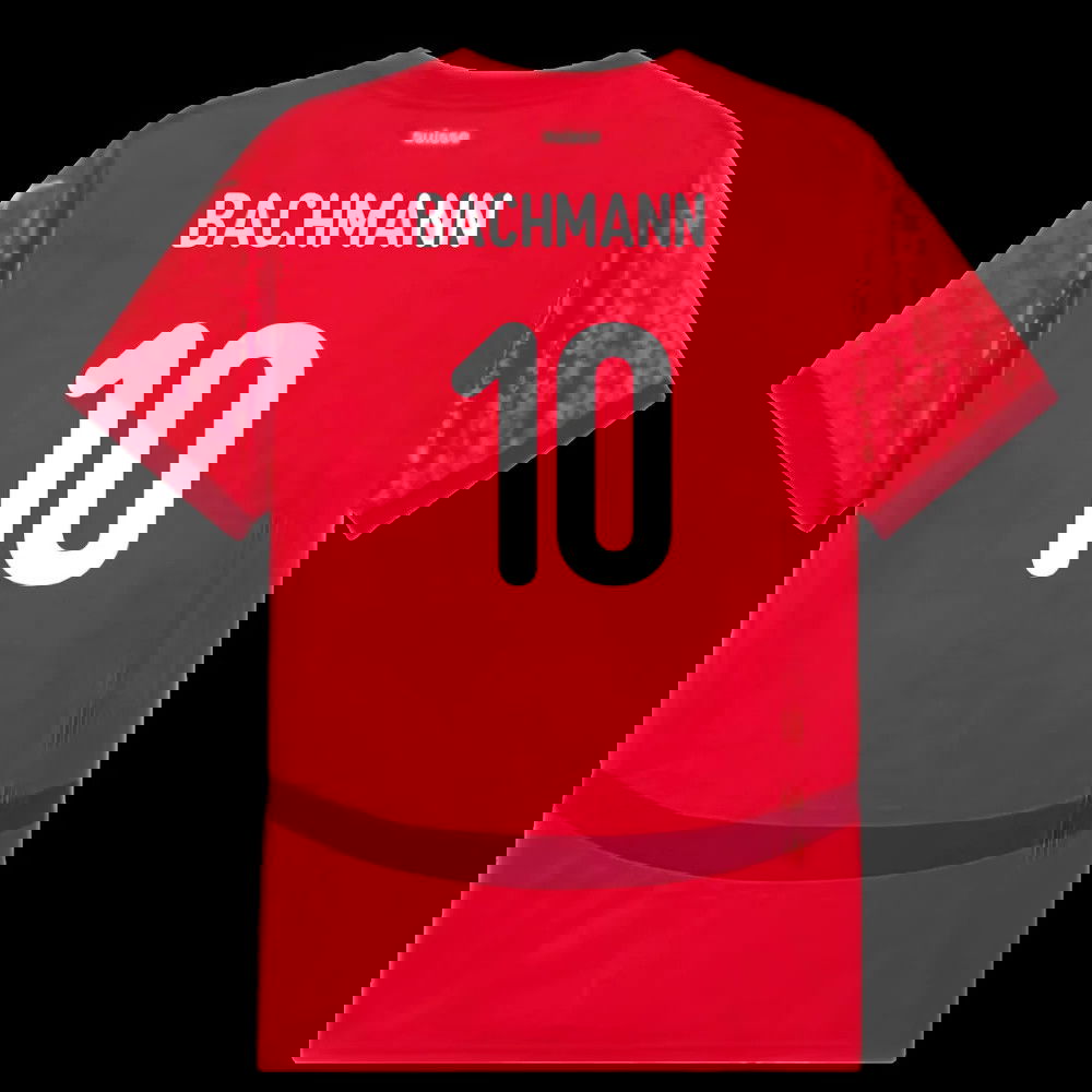 2025 Switzerland EUR25 Home Shirt (Unisex) (Bachmann 10)