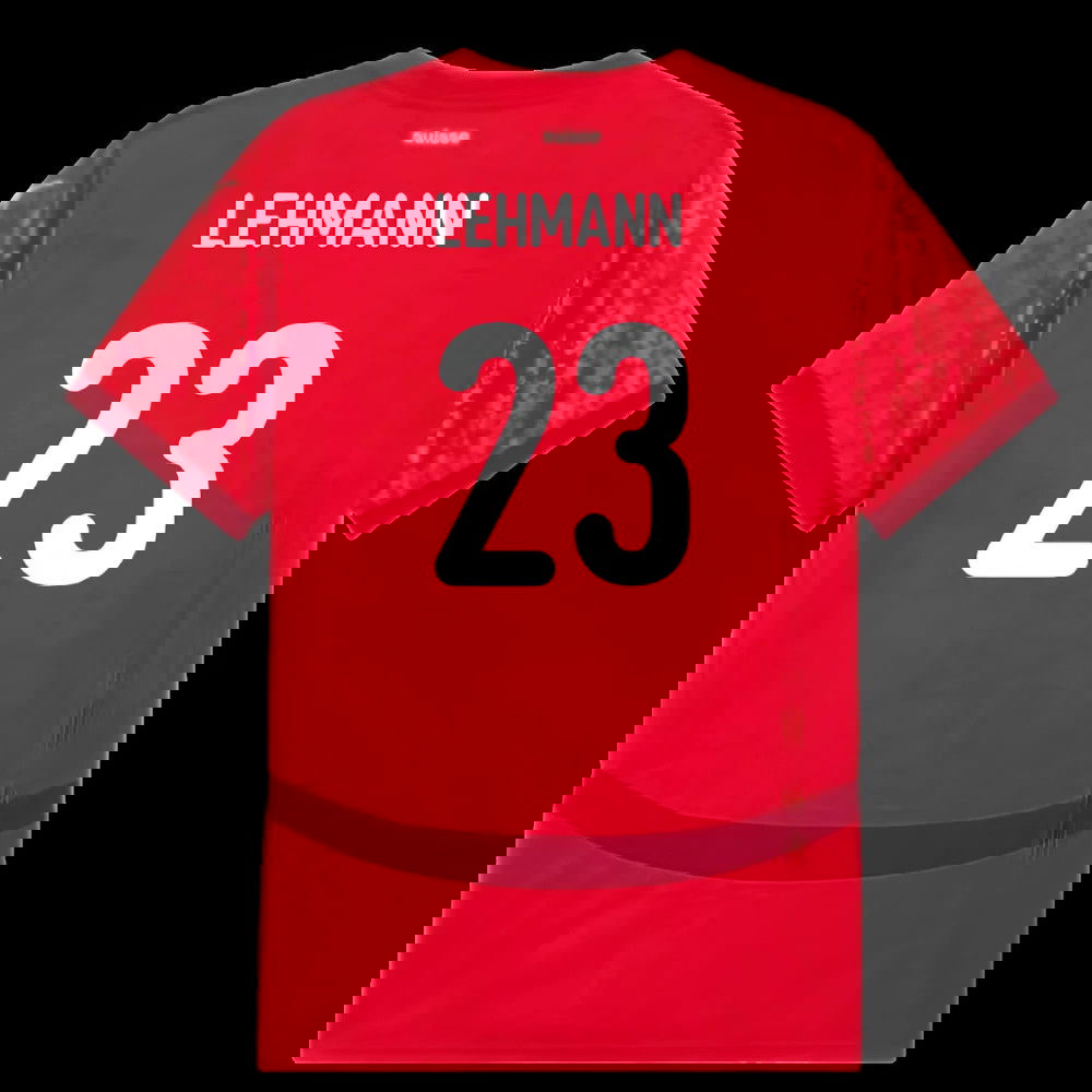 2025 Switzerland EUR25 Home Shirt (Unisex) (Lehmann 23)