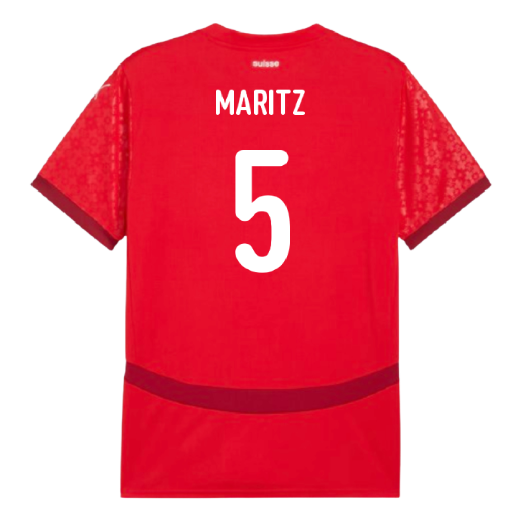 2025 Switzerland EUR25 Home Shirt (Unisex) (Maritz 5)