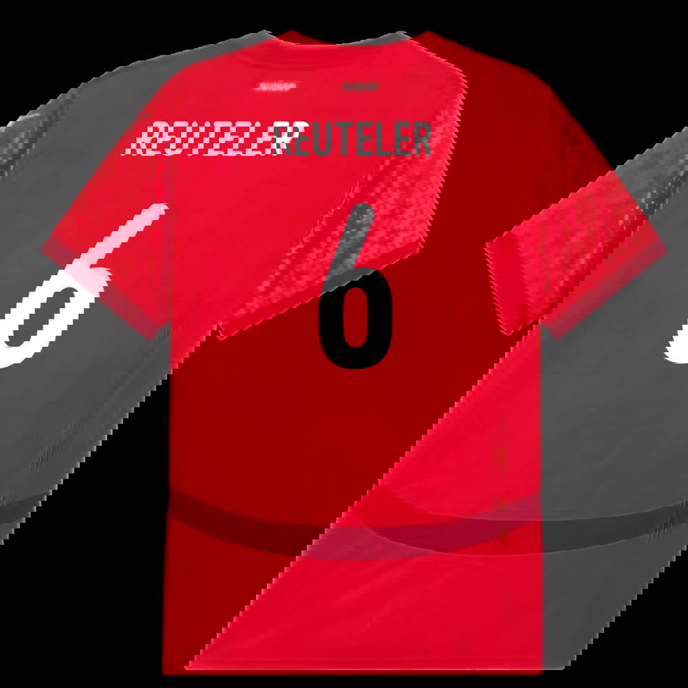 2025 Switzerland EUR25 Home Shirt (Unisex) (Reuteler 6)