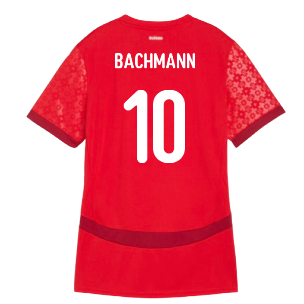 2025 Switzerland EUR25 Home Shirt (Womens) (Bachmann 10)