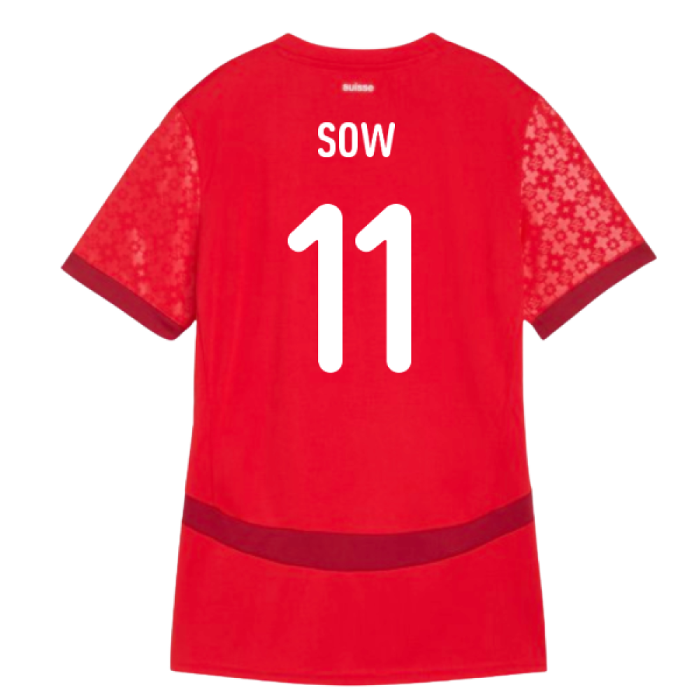 2025 Switzerland EUR25 Home Shirt (Womens) (Sow 11)