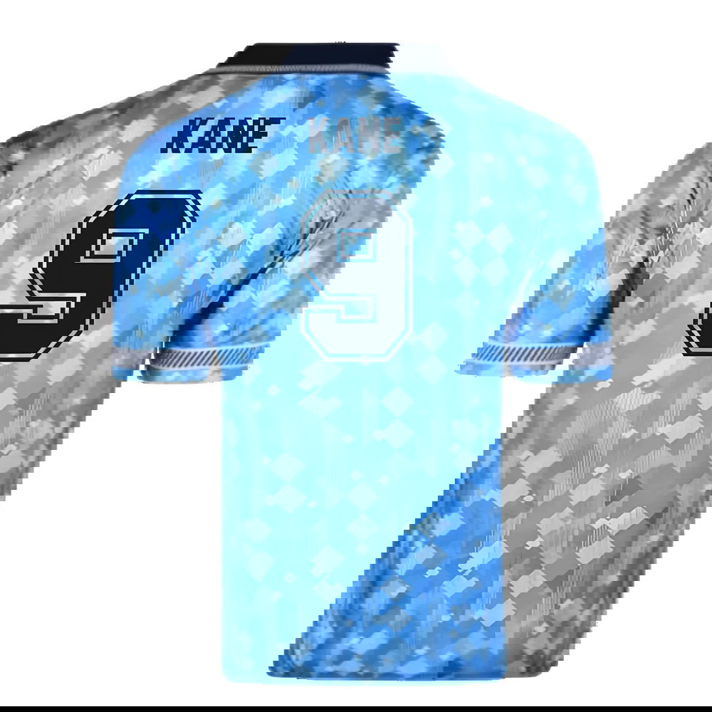 Score Draw England 1990 Third World Cup Finals Retro Football Shirt (Kane 9)