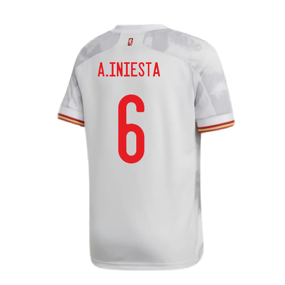 Spain 2025-2026 Home Concept Football Kit (Libero) (A.INIESTA 6)