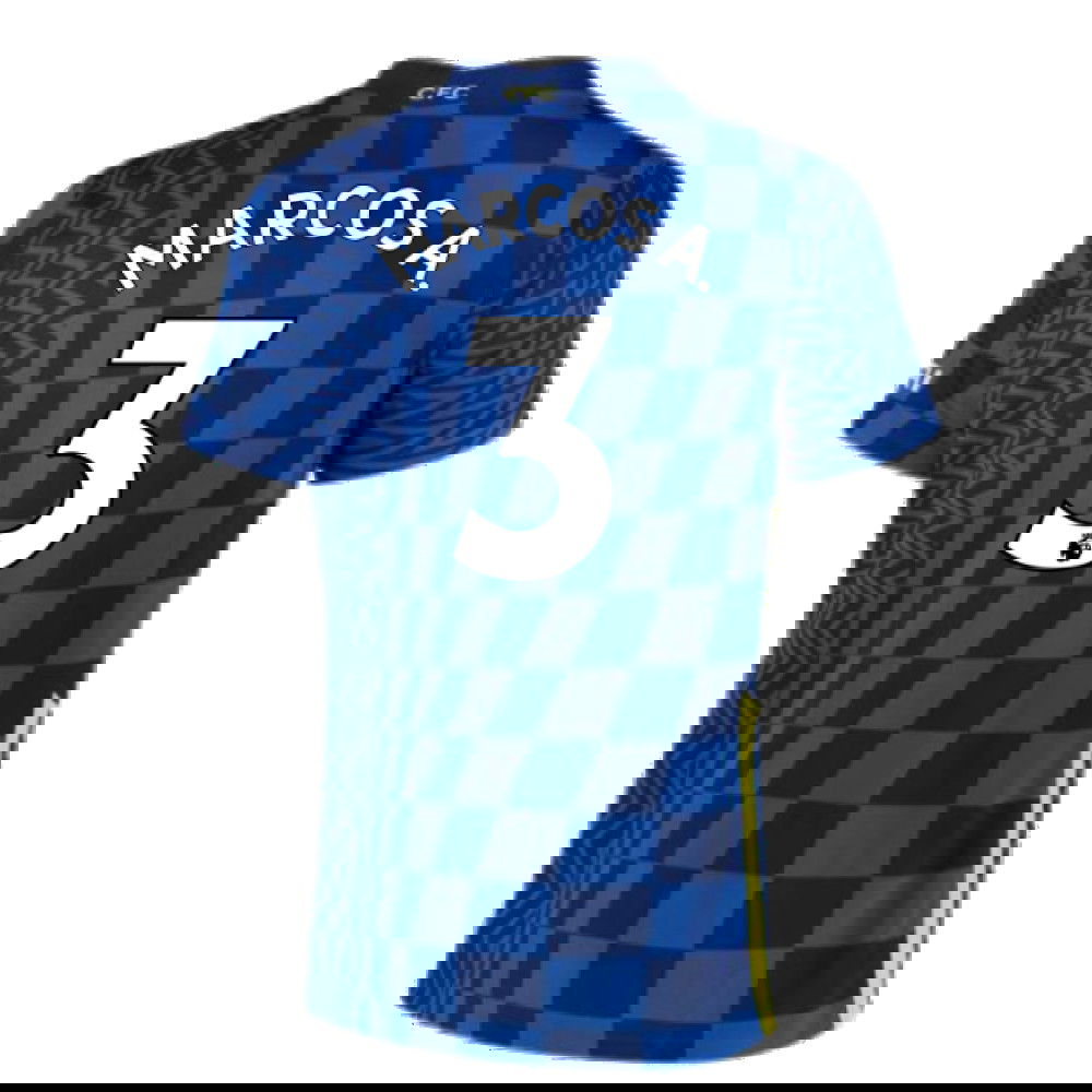 2021-2022 Chelsea Home Shirt (MARCOS A. 3)
