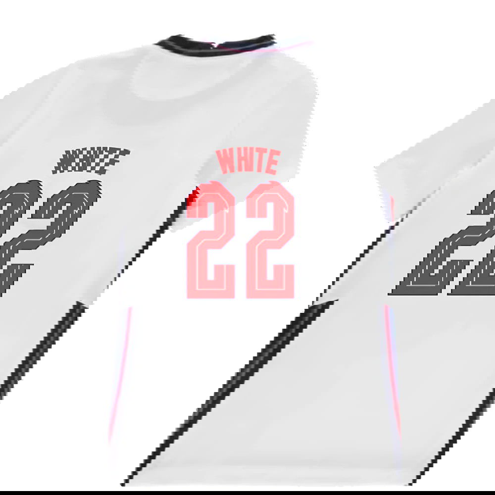 2020-2021 England Home Nike Football Shirt (Kids) (WHITE 22)