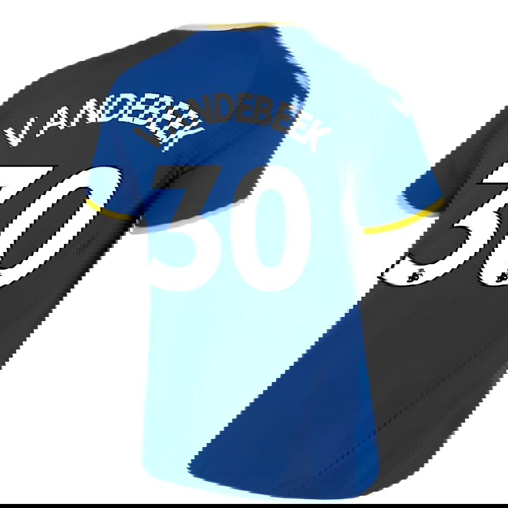 2021-2022 Everton Home Shirt (VAN DE BEEK 30)