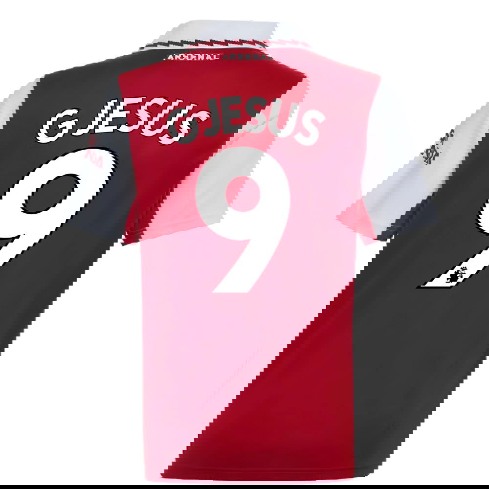 2022-2023 Arsenal Home Shirt (Kids) (G JESUS 9)