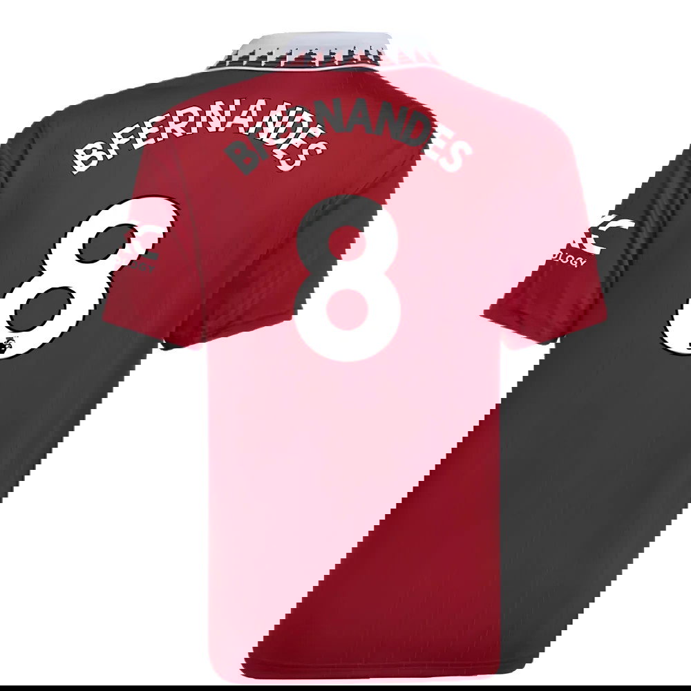 2022-2023 Man Utd Home Shirt (Kids) (B FERNANDES 8)