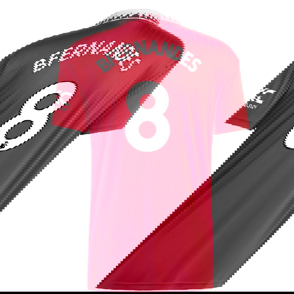 2022-2023 Man Utd Home Shirt (B FERNANDES 8)