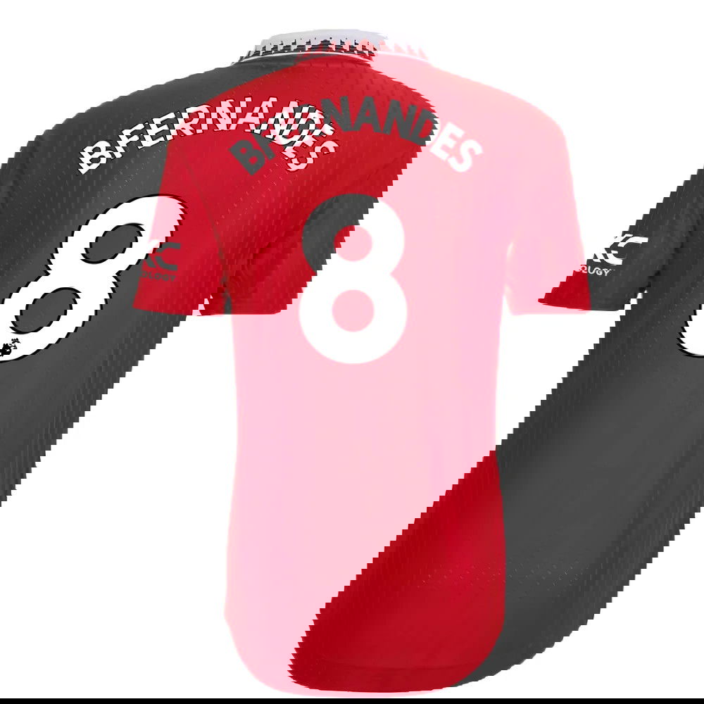 2022-2023 Man Utd Authentic Home Shirt (B FERNANDES 8)