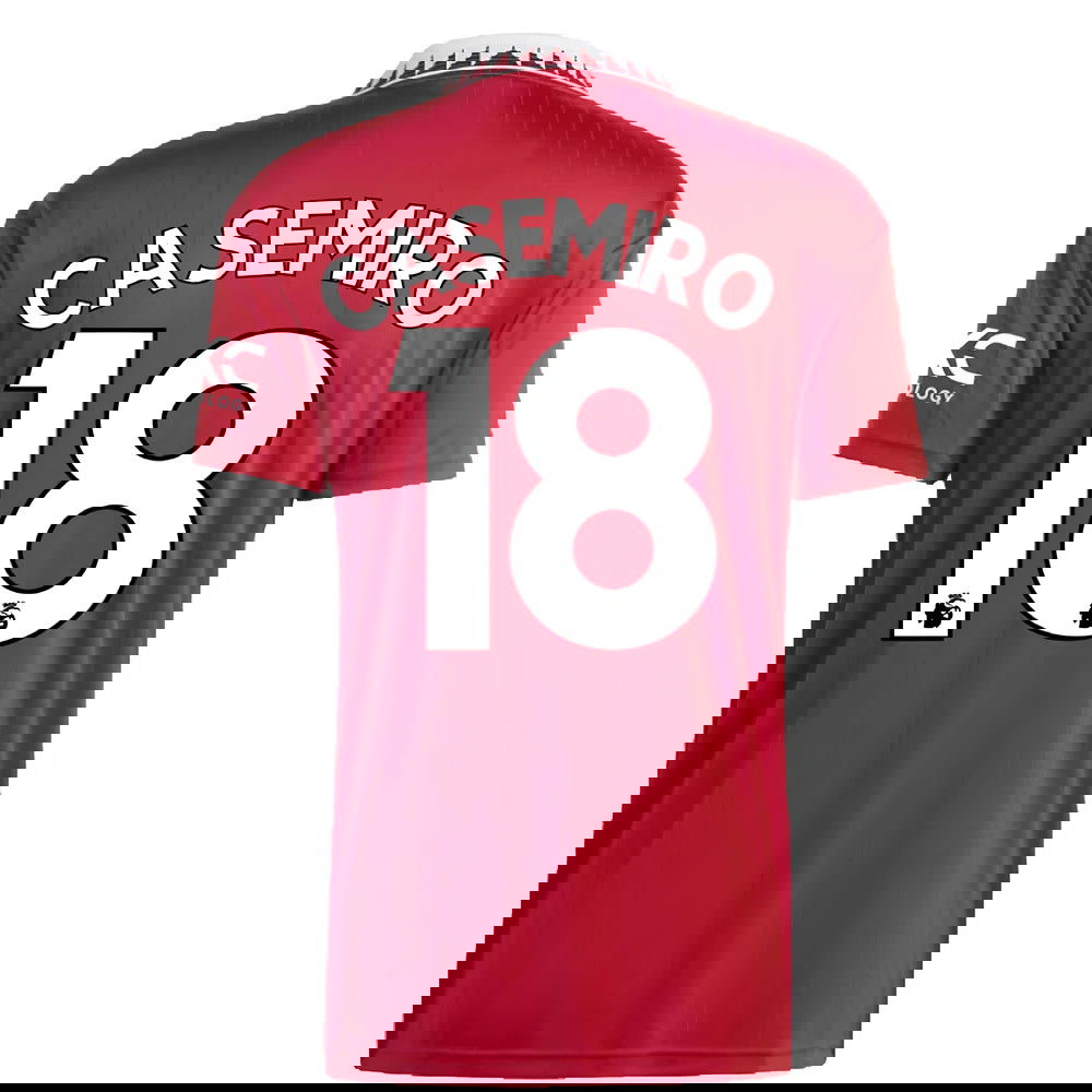 2022-2023 Man Utd Home Shirt (CASEMIRO 18)