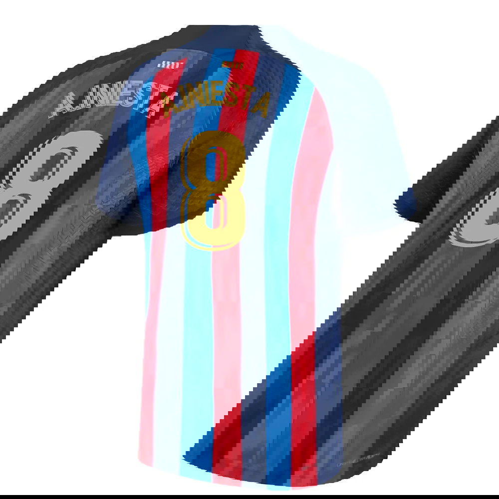 2022-2023 Barcelona CL Training Shirt (Grey) (A.INIESTA 8)