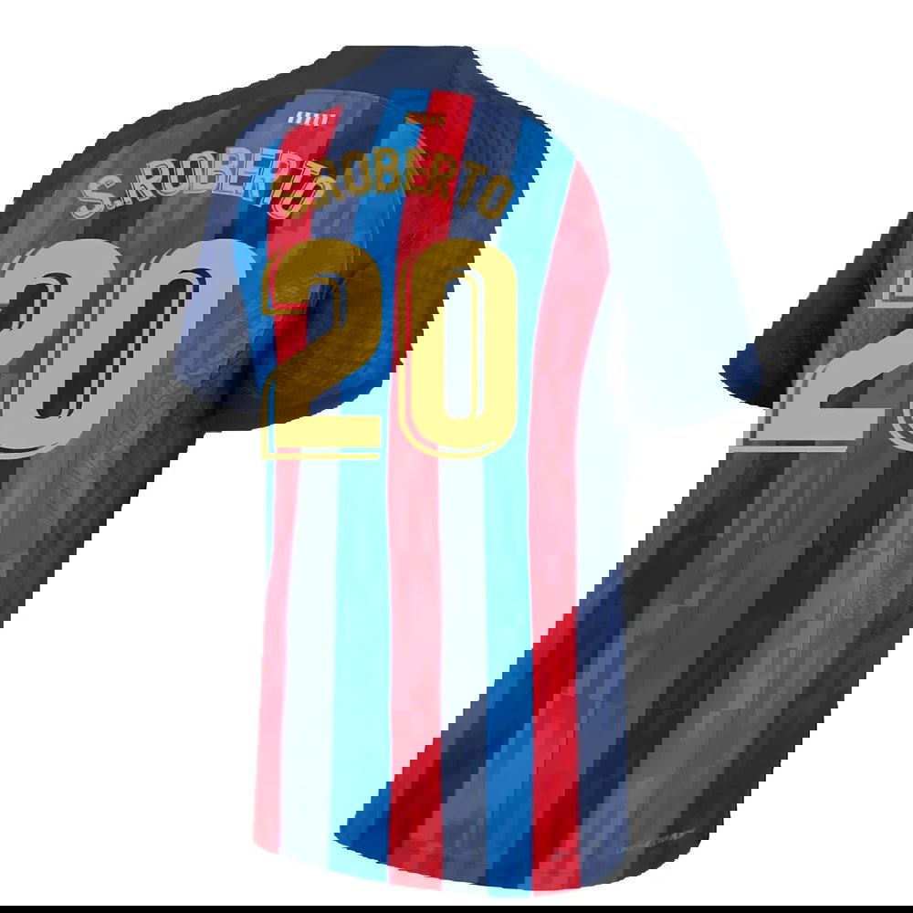 2022-2023 Barcelona CL Training Shirt (Grey) (S.ROBERTO 20)