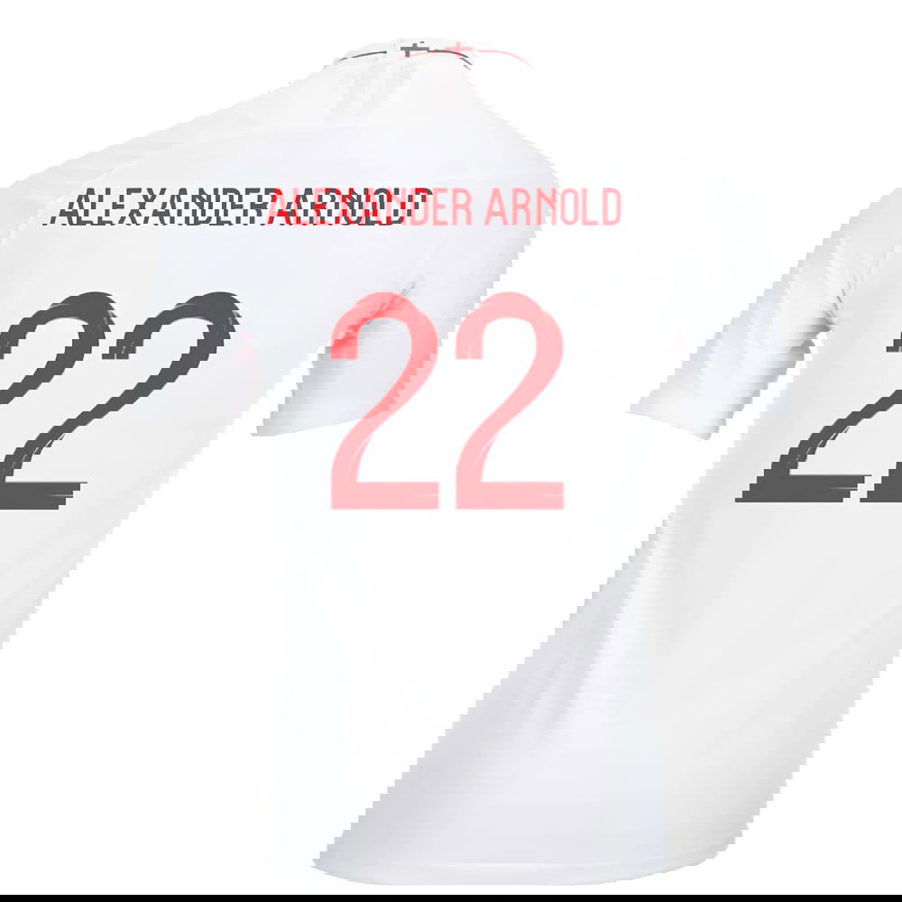 2018-2019 England Authentic Home Shirt (Alexander Arnold 22)