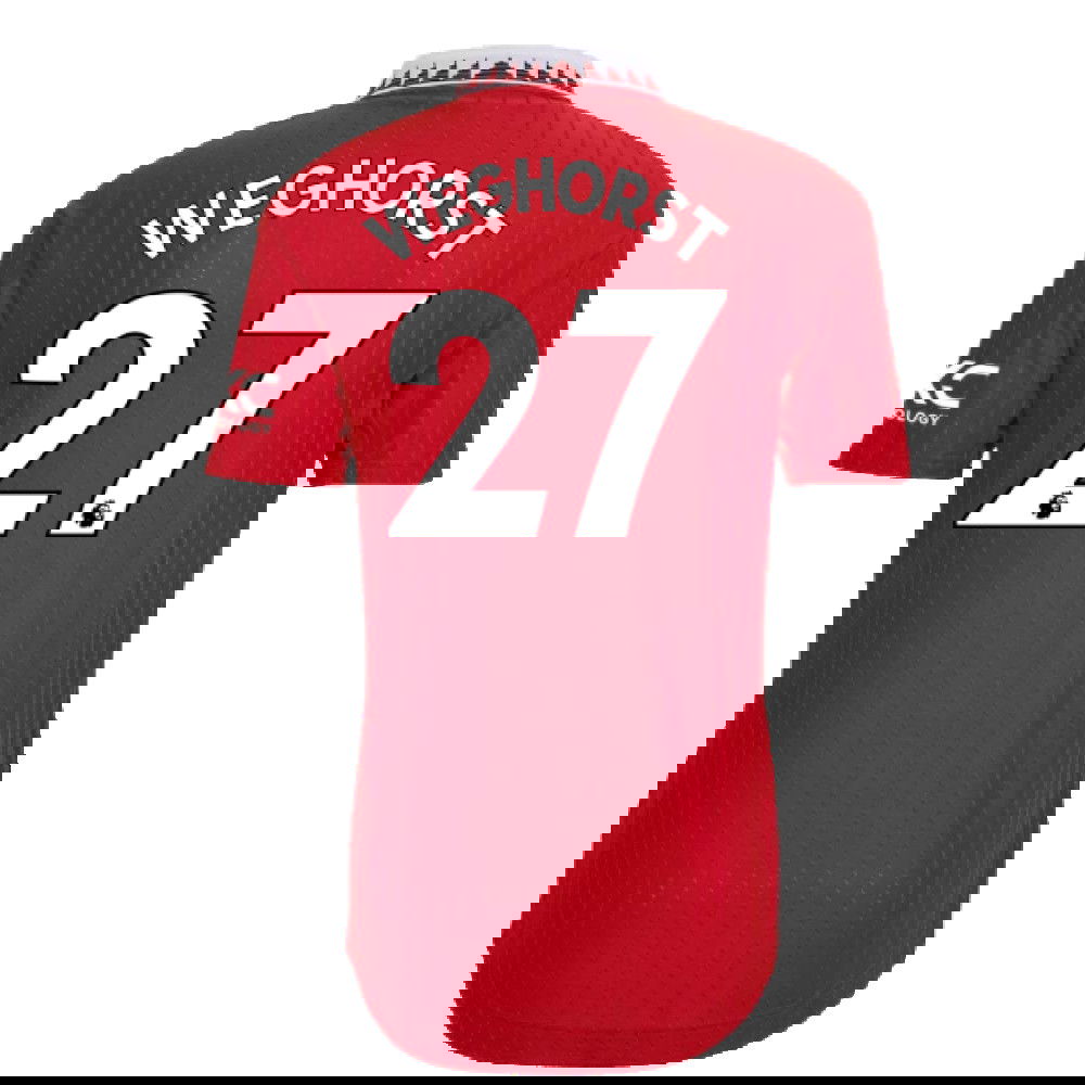 2022-2023 Man Utd Authentic Home Shirt (Weghorst 27)