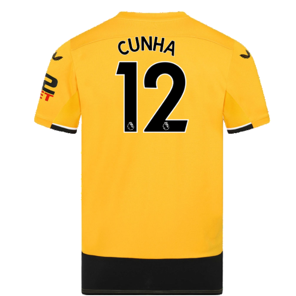 2022-2023 Wolves Home Shirt (Cunha 12)