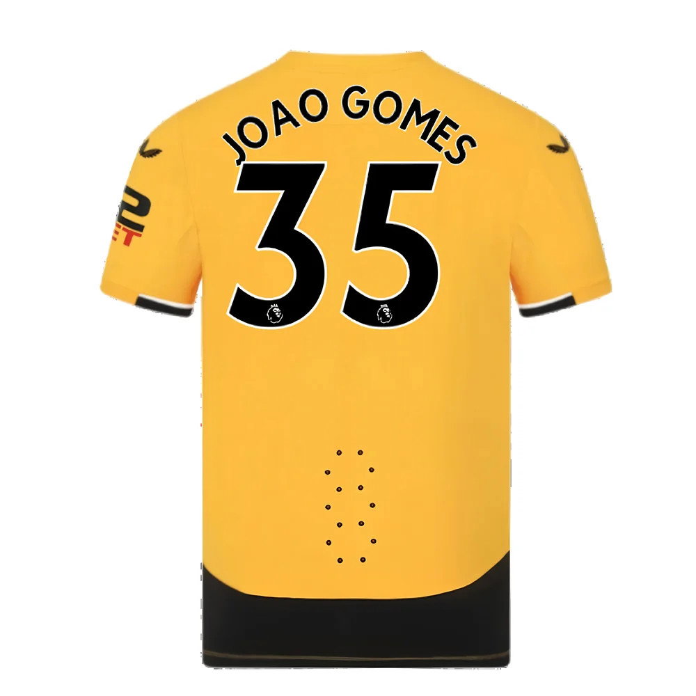 2022-2023 Wolves Home Pro Jersey (Joao Gomes 35)