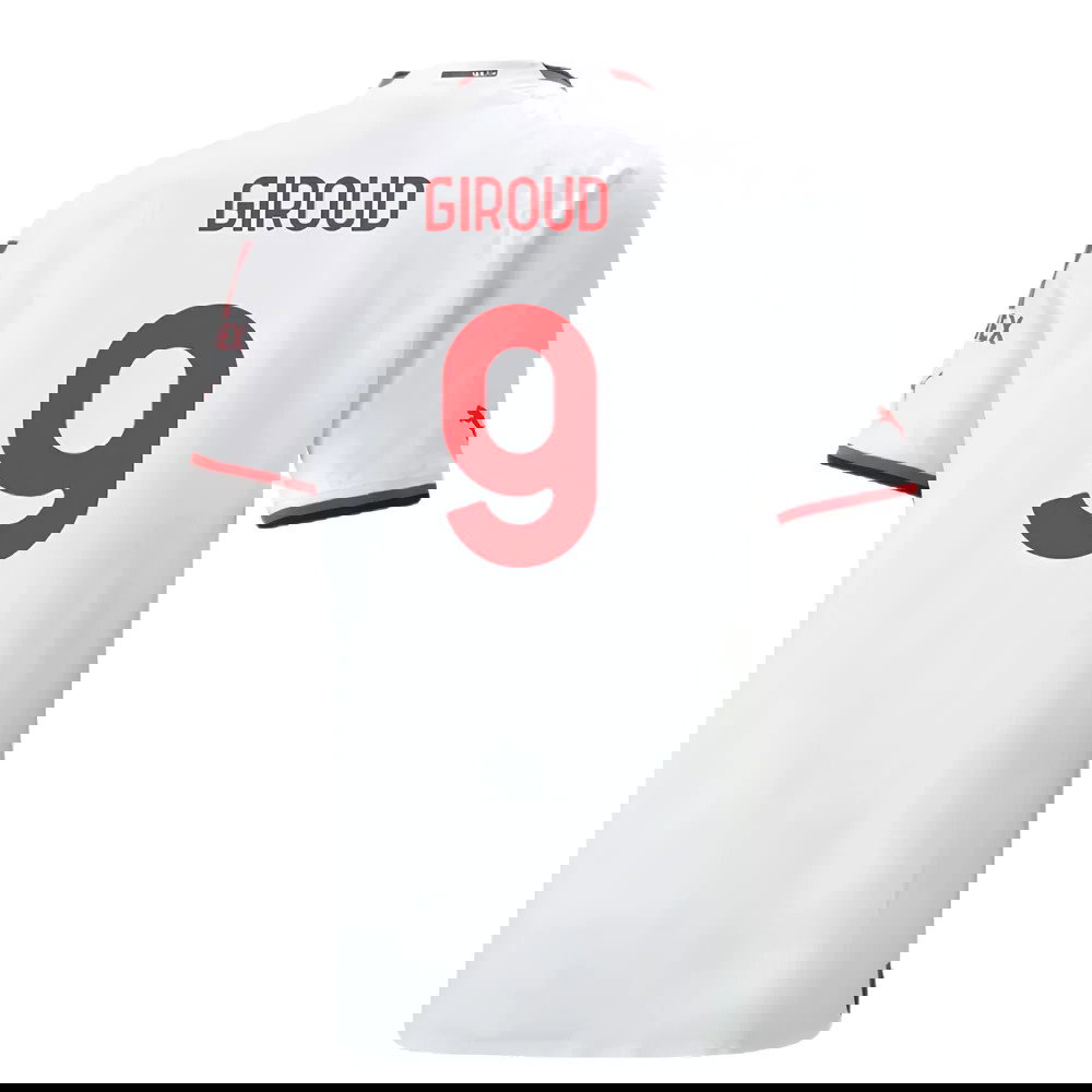 2022-2023 AC Milan Authentic Away Shirt (Giroud 9)