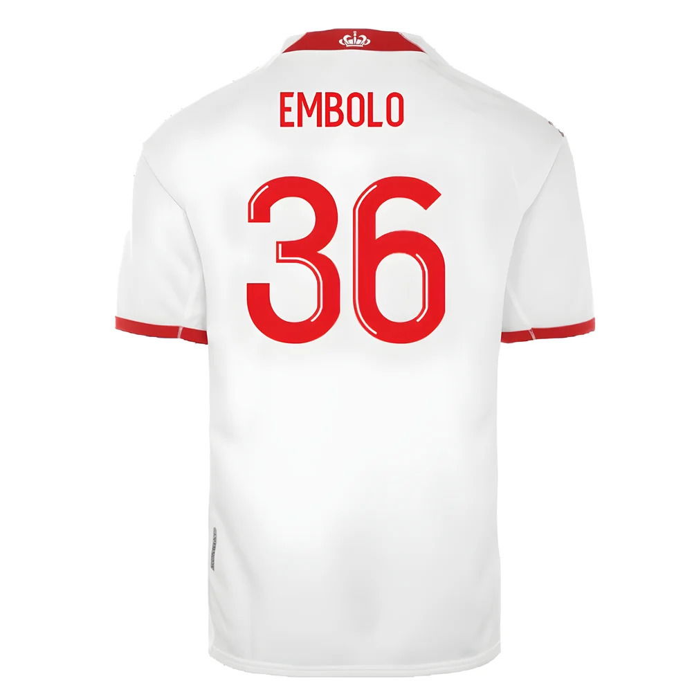 2022-2023 Monaco Home Shirt (Embolo 36)