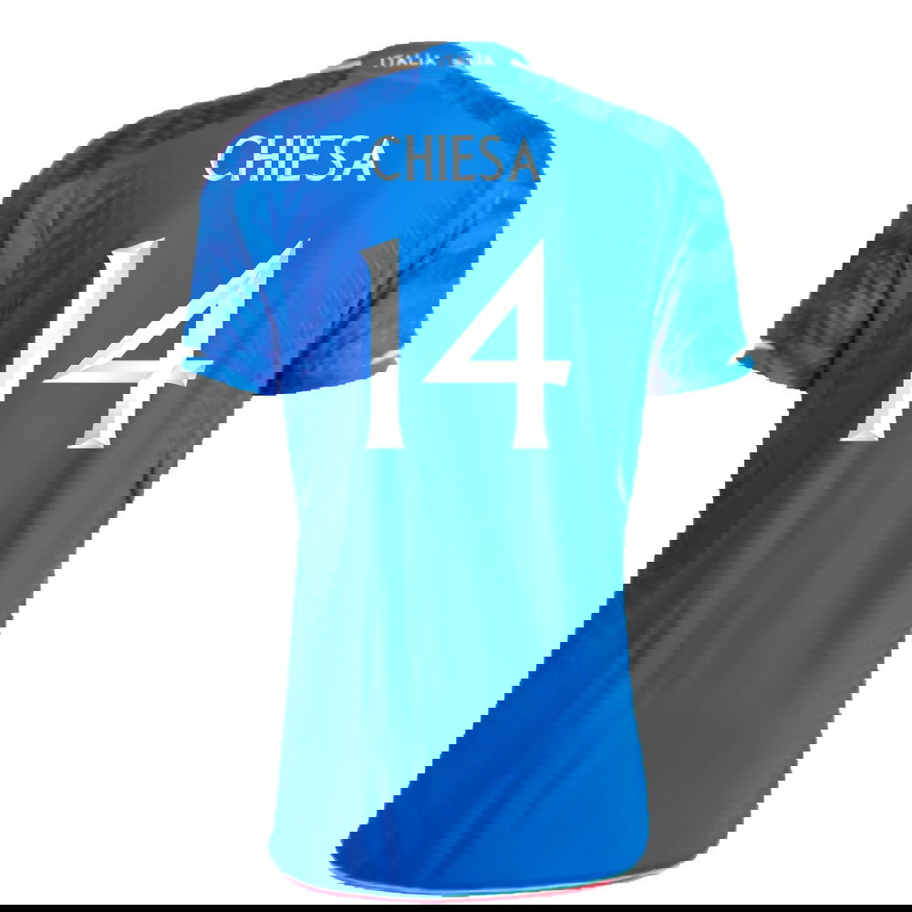 2023-2024 Italy Authentic Home Shirt (CHIESA 14)