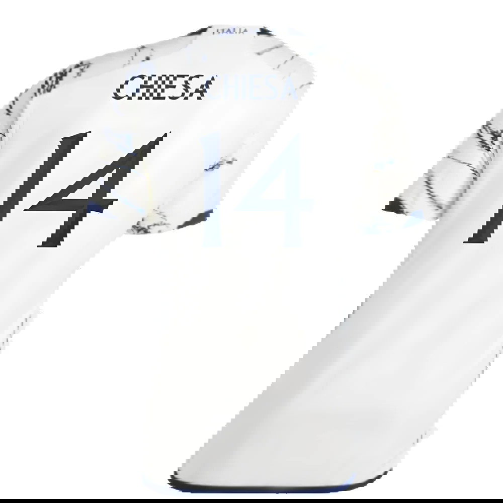 2023-2024 Italy Authentic Away Shirt (CHIESA 14)