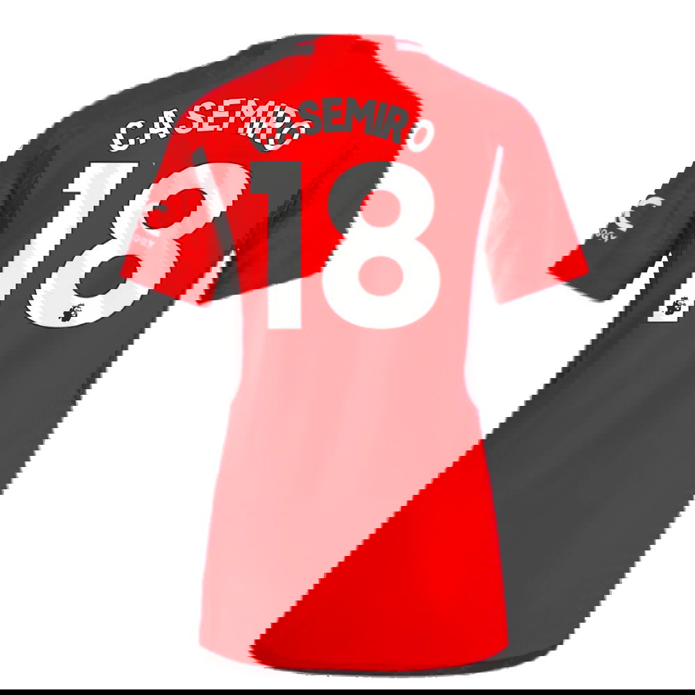 2023-2024 Man Utd Authentic Home Shirt (Ladies) (Casemiro 18)