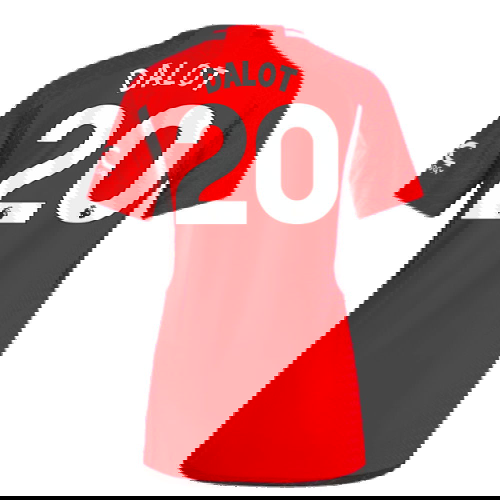 2023-2024 Man Utd Authentic Home Shirt (Ladies) (Dalot 20)