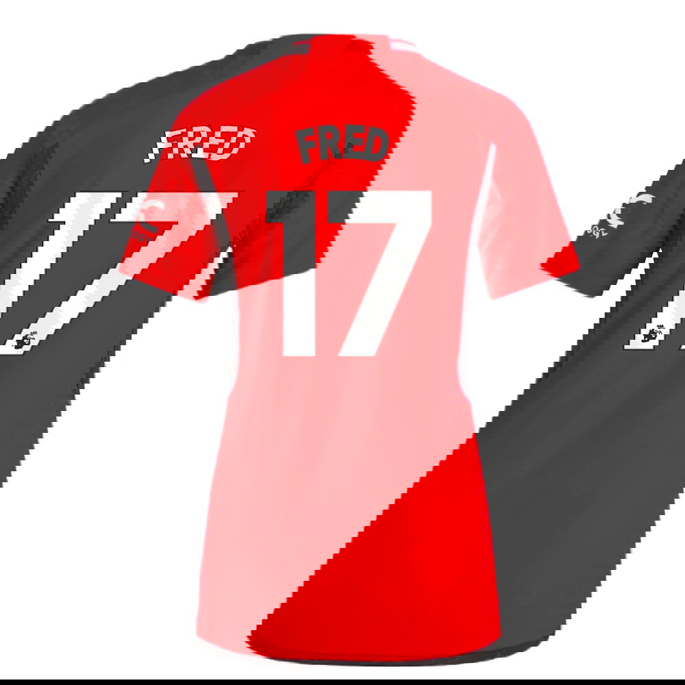 2023-2024 Man Utd Authentic Home Shirt (Ladies) (Fred 17)