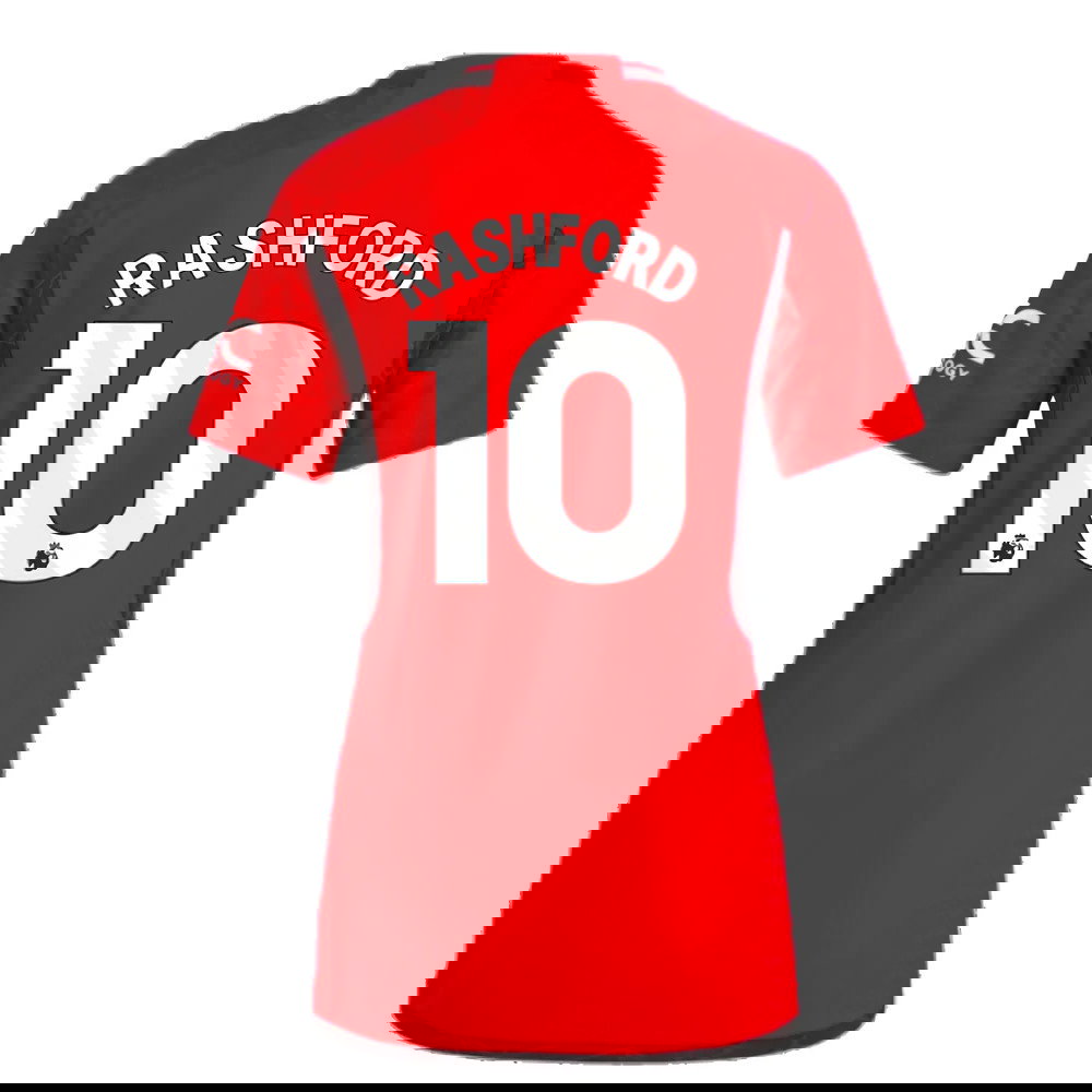 2023-2024 Man Utd Authentic Home Shirt (Ladies) (Rashford 10)