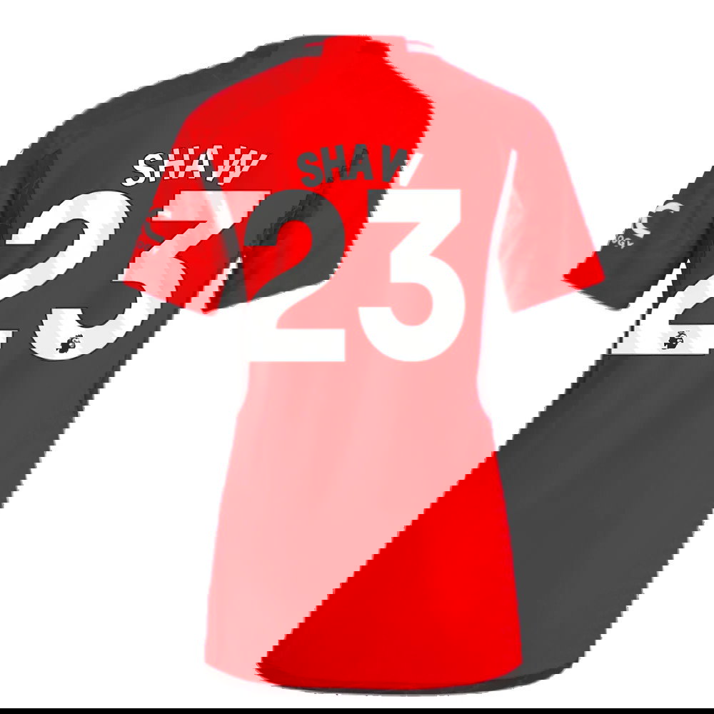 2023-2024 Man Utd Authentic Home Shirt (Ladies) (Shaw 23)