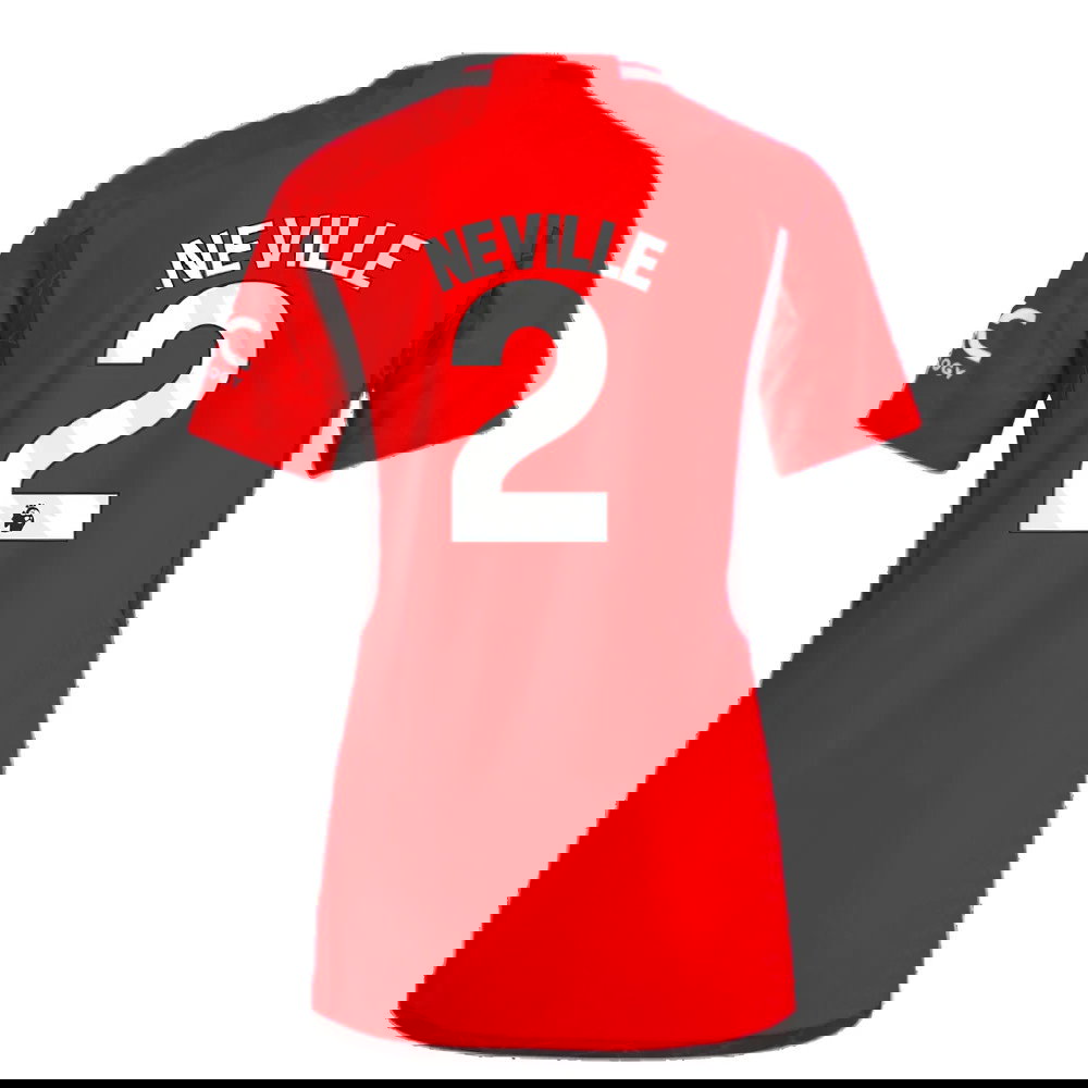 2023-2024 Man Utd Authentic Home Shirt (Ladies) (Neville 2)