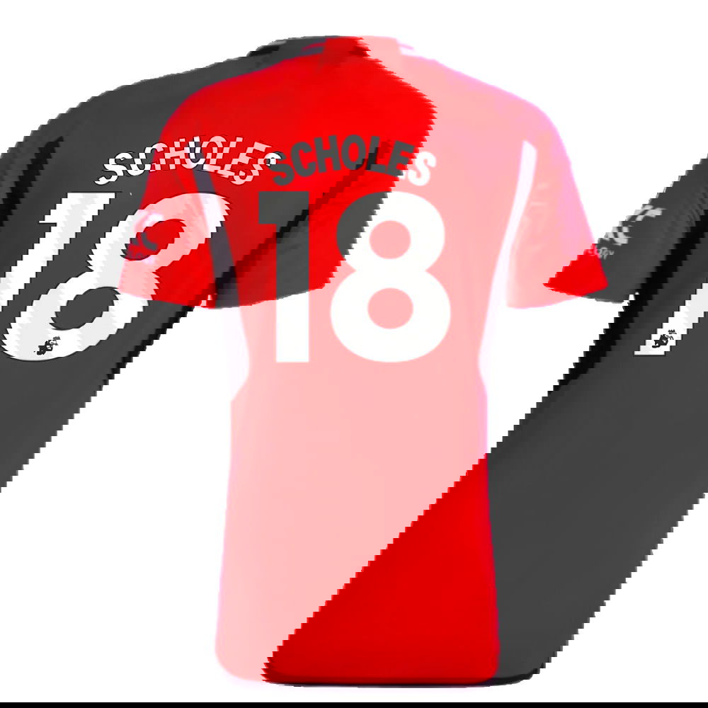 2023-2024 Man Utd Home Shirt (Scholes 18)