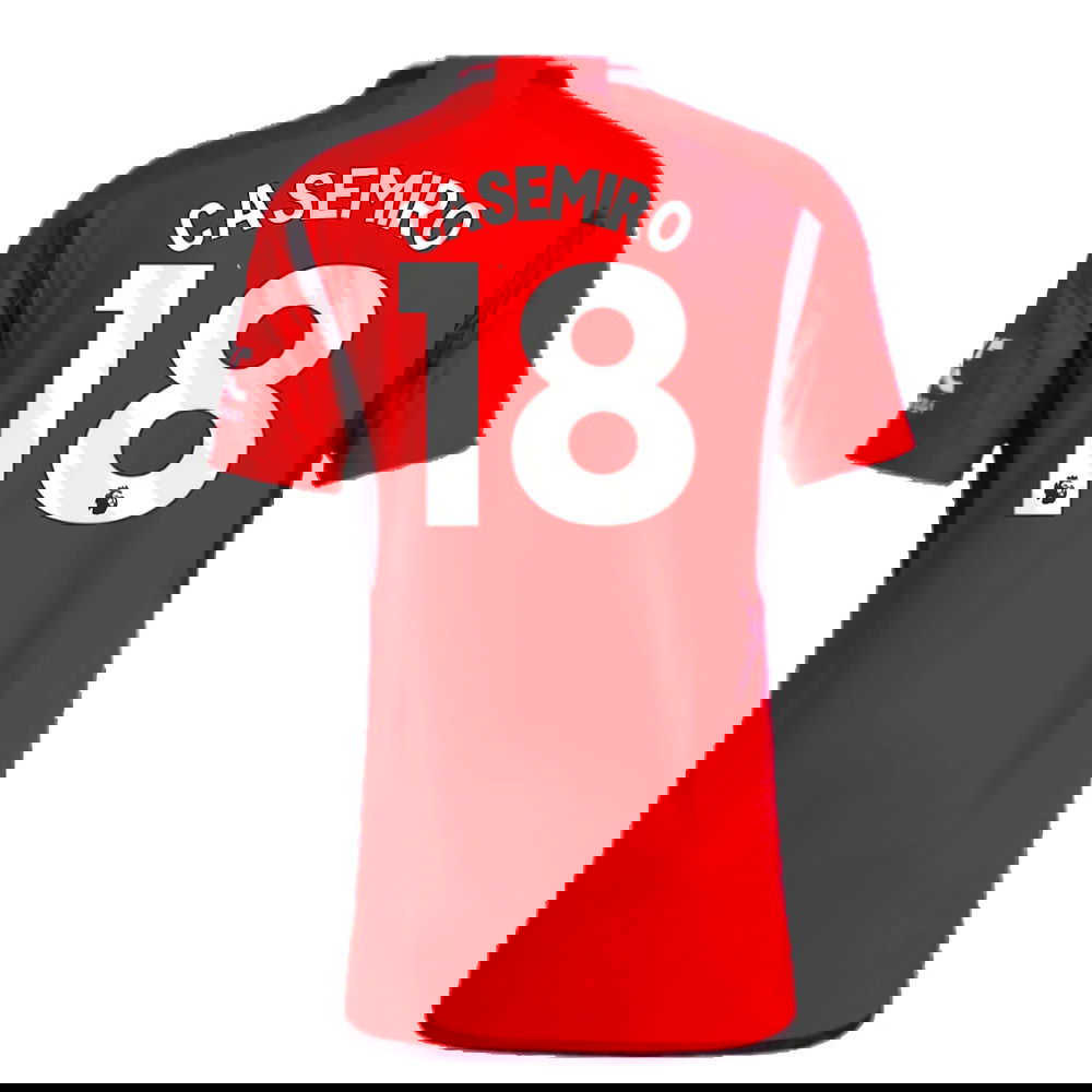 2023-2024 Man Utd Authentic Home Shirt (Casemiro 18)