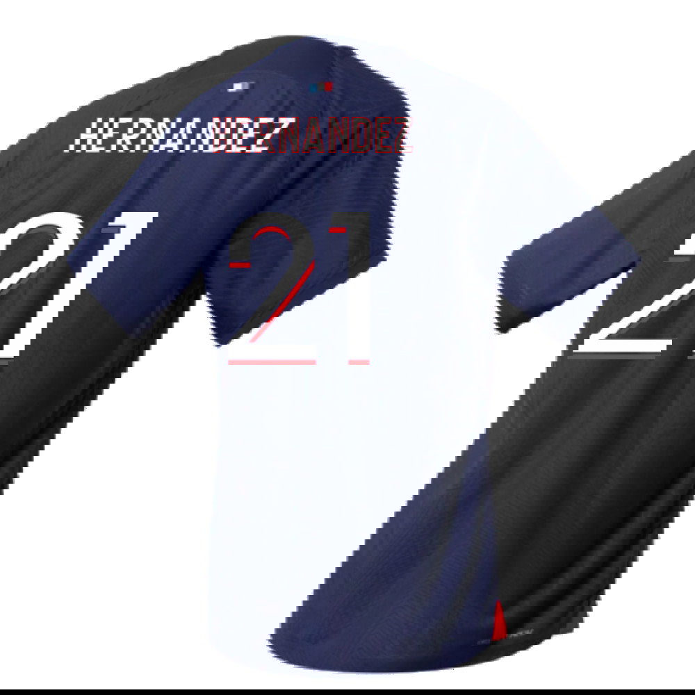 2023-2024 PSG Home Match Authentic Shirt (Hernandez 21)