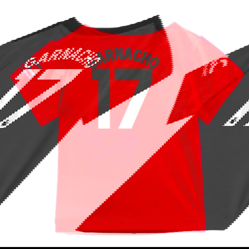 2023-2024 Man Utd Home Baby Kit (Garnacho 17)