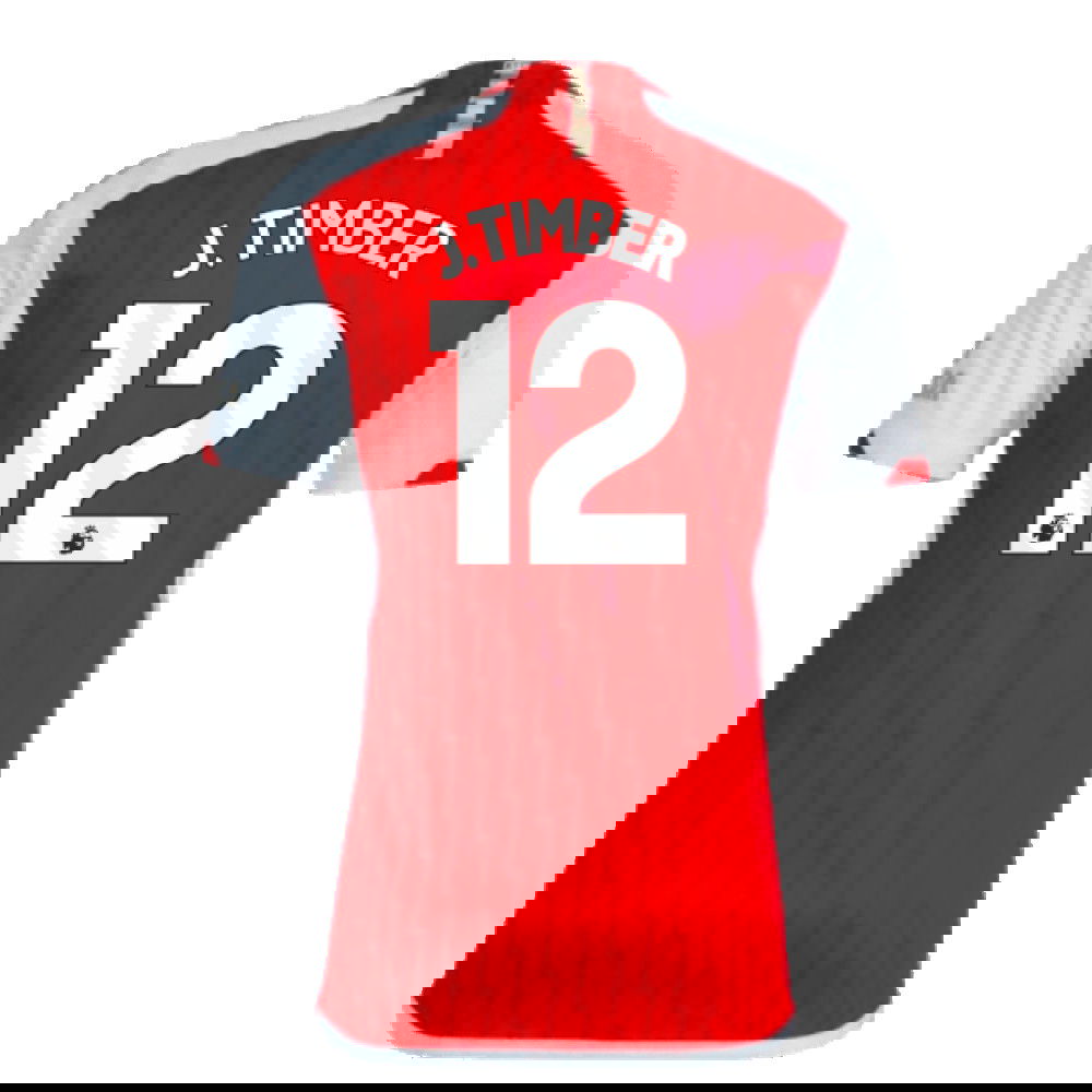 2023-2024 Arsenal Home Shirt (J.Timber 12)
