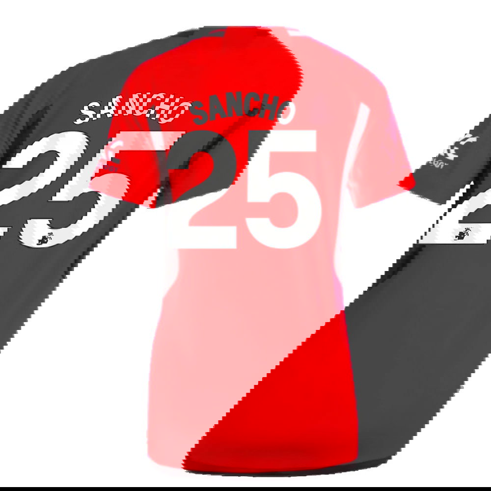 2023-2024 Man Utd Home Shirt (Ladies) (Sancho 25)