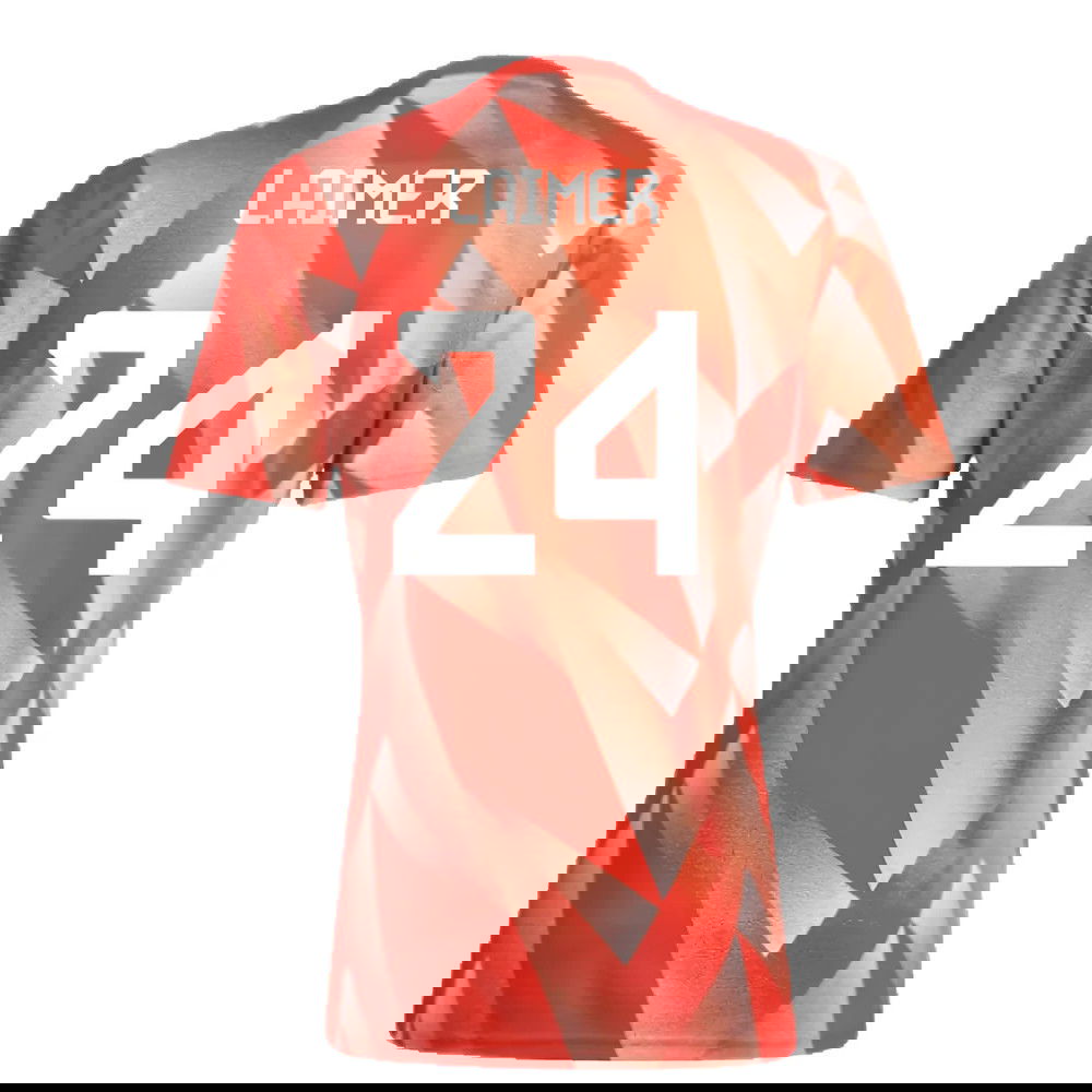 2023-2024 Bayern Munich Pre-Match Shirt (Red) (Laimer 24)