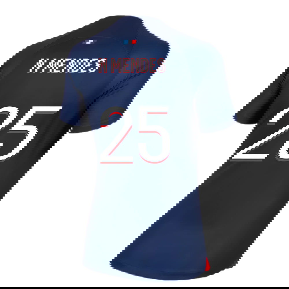 2023-2024 PSG Home Shirt (Ladies) (N Mendes 25)