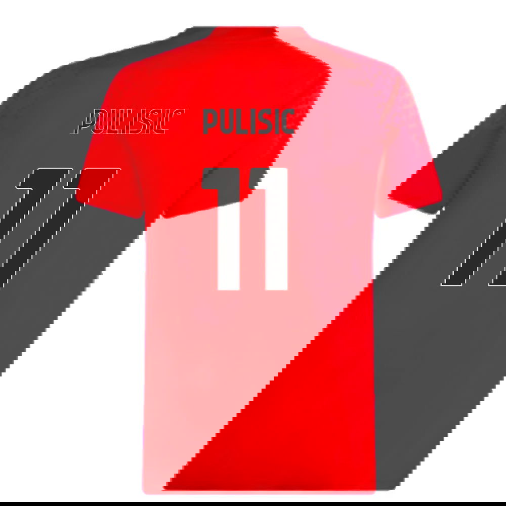 2023-2024 AC Milan Training Jersey (Red) (Pulisic 11)