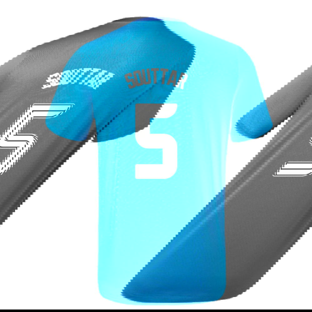 2023-2024 Rangers Players Training Tee (Deep Water) (Souttar 5)