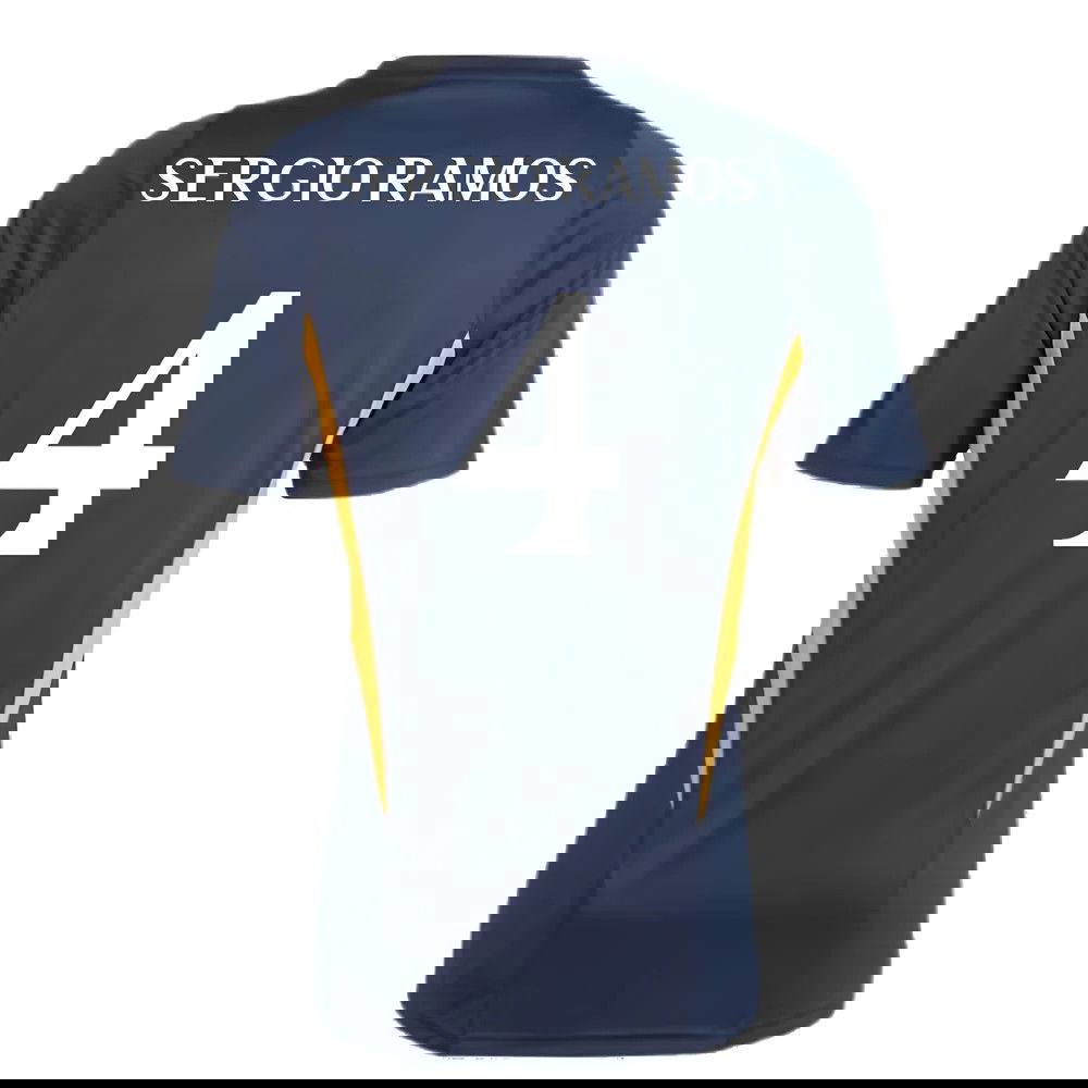 2023-2024 Real Madrid Training Shirt (Legend Ink) (Sergio Ramos 4)